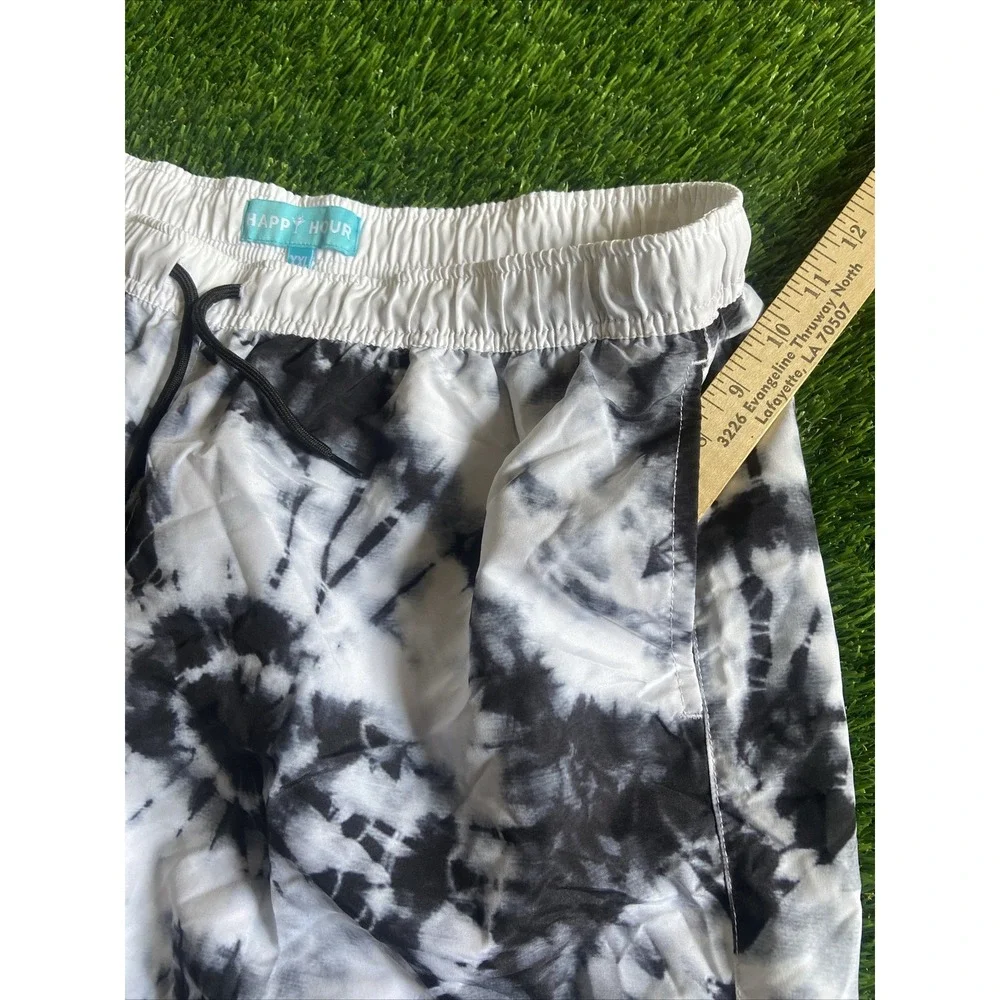 Happy Hour Men's Tie-Dye Board Short Swim Trunk Size XXL EUC